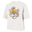 LSU Tigers 47 Brand Beanie Mike Imprint Crop T-Shirt - Sandstone
