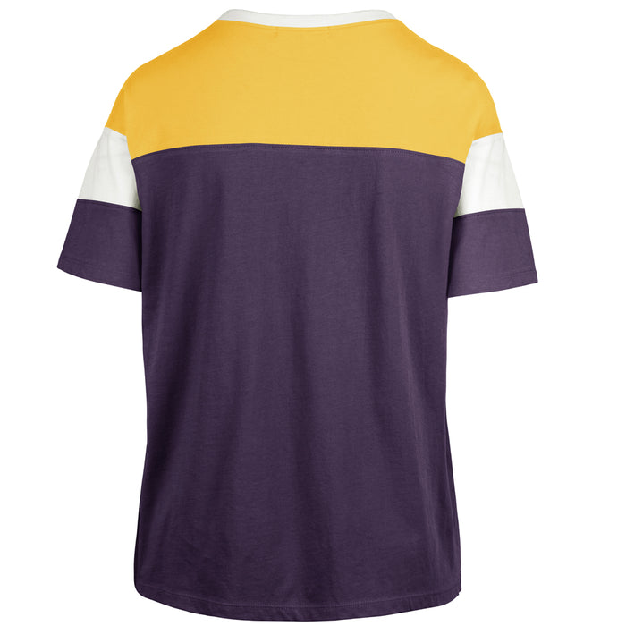 LSU Tigers 47 Brand Beanie Mike Premier Time Off Women's T-Shirt - Purple