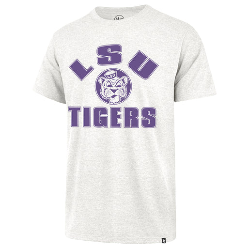 LSU Tigers 47 Brand Beanie Mike Relay Issued Franklin T-shirt - Grey
