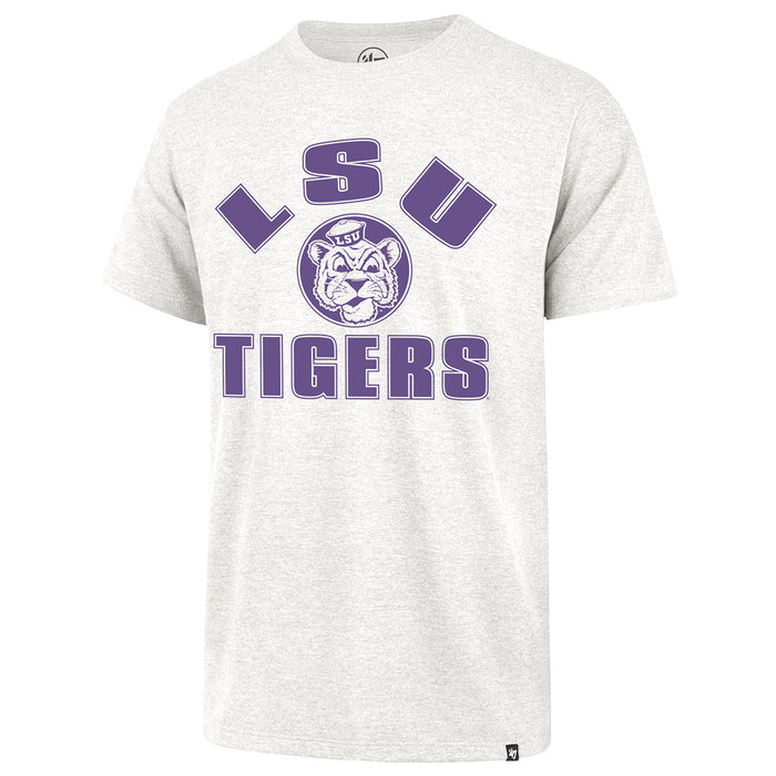 LSU Tigers 47 Brand Beanie Mike Relay Issued Franklin T-shirt - Grey
