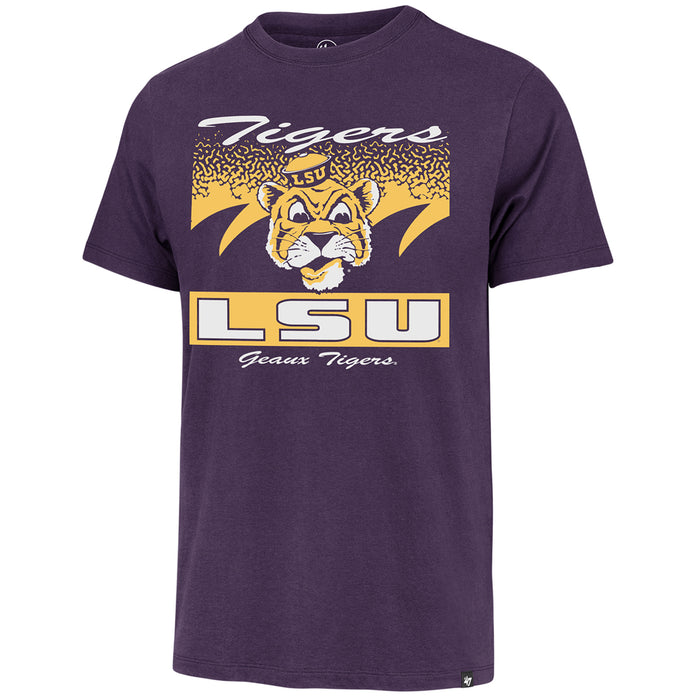 LSU Tigers 47 Brand Beanie Mike Waver Franklin T-Shirt - Purple