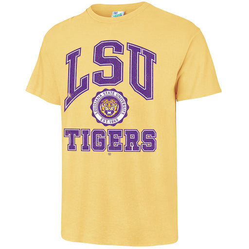 LSU Tigers 47 Brand Big Man On Campus Vintage Tubular T-Shirt - Banana