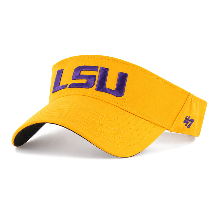 LSU Tigers 47 Brand Brrr Performance Adjustable Visor - Gold