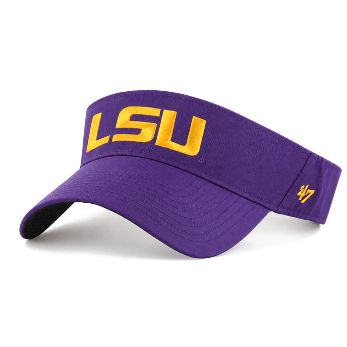 LSU Tigers 47 Brand Brrr Performance Adjustable Visor - Purple