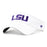 LSU Tigers 47 Brand Brrr Performance Adjustable Visor - White