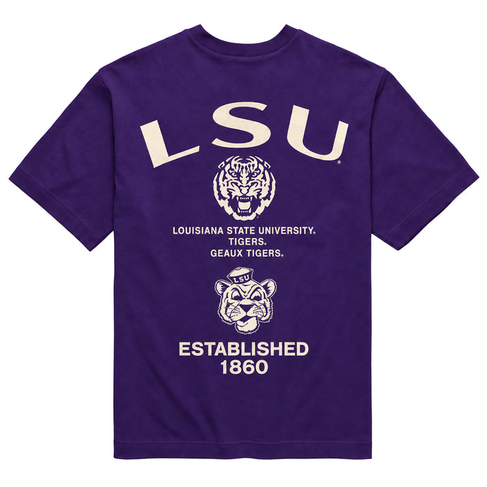 LSU Tigers 47 Brand Constantine Foundation Heavyweight T-shirt - Purple