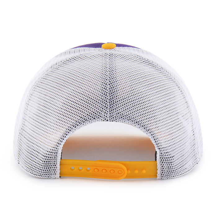 LSU Tigers 47 Brand Double Heather Round Vault Hitch Five-Panel Rope Hat - Purple / Gold / White