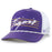 LSU Tigers 47 Brand Downburst HitchMesh Trucker Rope Hat - Purple