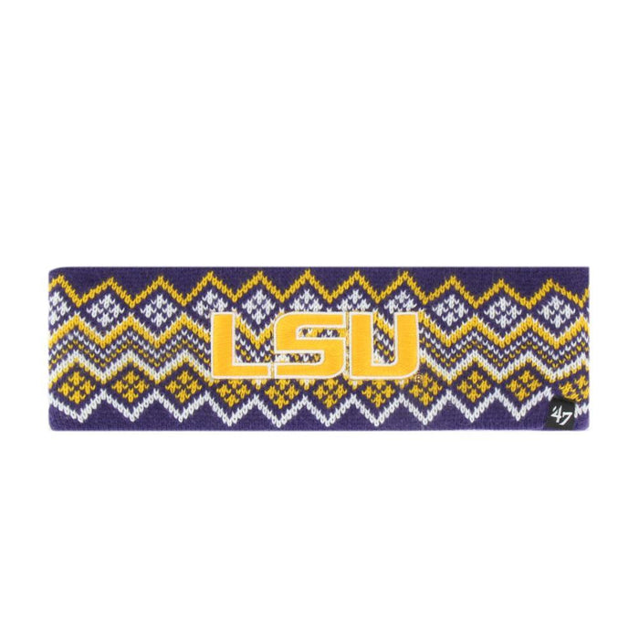 LSU Tigers 47 Brand Elsa Knit Headband - Purple