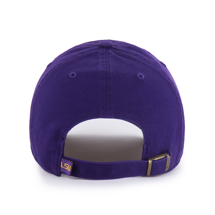 LSU Tigers 47 Brand Interlock Clean Up Adjustable Hat - Purple