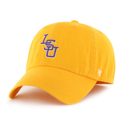 LSU Tigers 47 Brand Interlock Franchise Fitted Hat - Gold