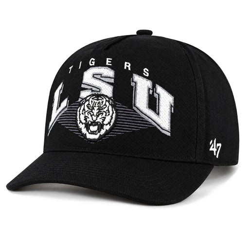 LSU Tigers 47 Brand Pomona Hitch Five-Panel Hat - Black