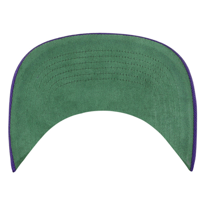 LSU Tigers 47 Brand Premium Beanie Mike Pomona Hitch Five-Panel Rope Hat - Natural / Purple