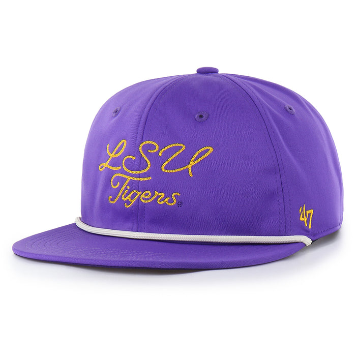 LSU Tigers 47 Brand Rambler Captain Adjustable Rope Hat - Purple