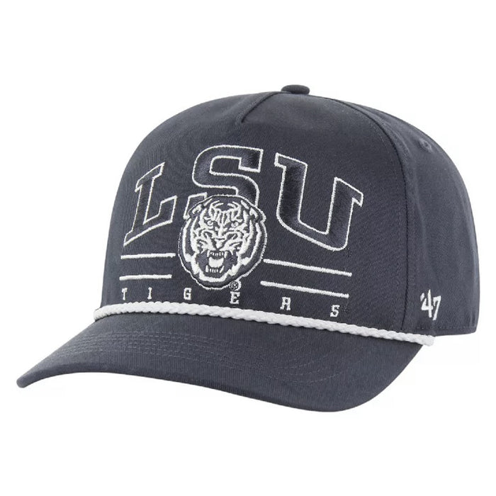 LSU Tigers 47 Brand Roscoe Hitch Five-Panel Rope Hat - Vintage Navy