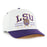 LSU Tigers 47 Brand Roscoe Hitch Five-Panel Rope Hat - White / Purple
