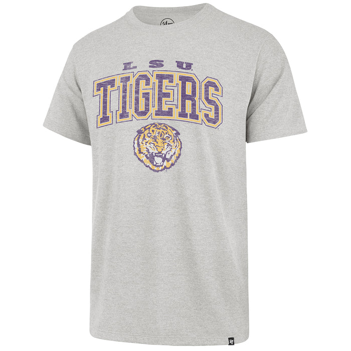 LSU Tigers 47 Brand Round Vault Dome Over Franklin T-shirt - Grey