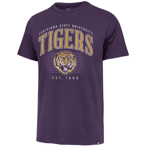 LSU Tigers 47 Brand Round Vault Double Header Franklin T-shirt - Purple