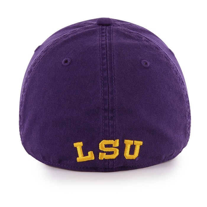 LSU Tigers 47 Brand Round Vault Franchise Fitted Hat - Purple