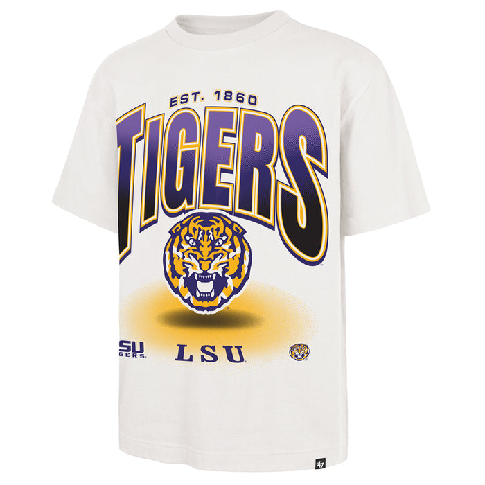 LSU Tigers 47 Brand Team Flex Foundation Heavyweight T-shirt - Sandstone