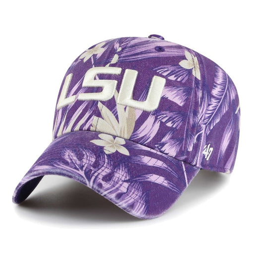 LSU Tigers 47 Brand Tropicalia Clean Up Adjustable Hat - Purple