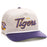 LSU Tigers 47 Crosstown Script Two Tone Hitch Five-Panel Rope Hat - Bone / Purple