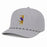 LSU Tigers Ahead Birdie Mike Alto Structured AeroSphere Performance 5-Panel Rope Hat - Light Grey