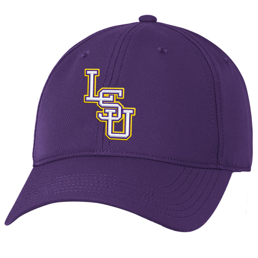 LSU Tigers Ahead Baseball Interlock Frio Lightweight Relaxed Performance Hat - Purple