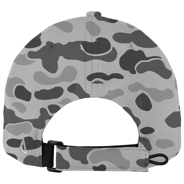 LSU Tigers Ahead Baseball Interlock Fudd Structured Performance Hat - Grey Camo