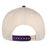LSU Tigers Ahead Baseball Script 1995 Two-Tone 5 Panel Hat - Cream / Purple
