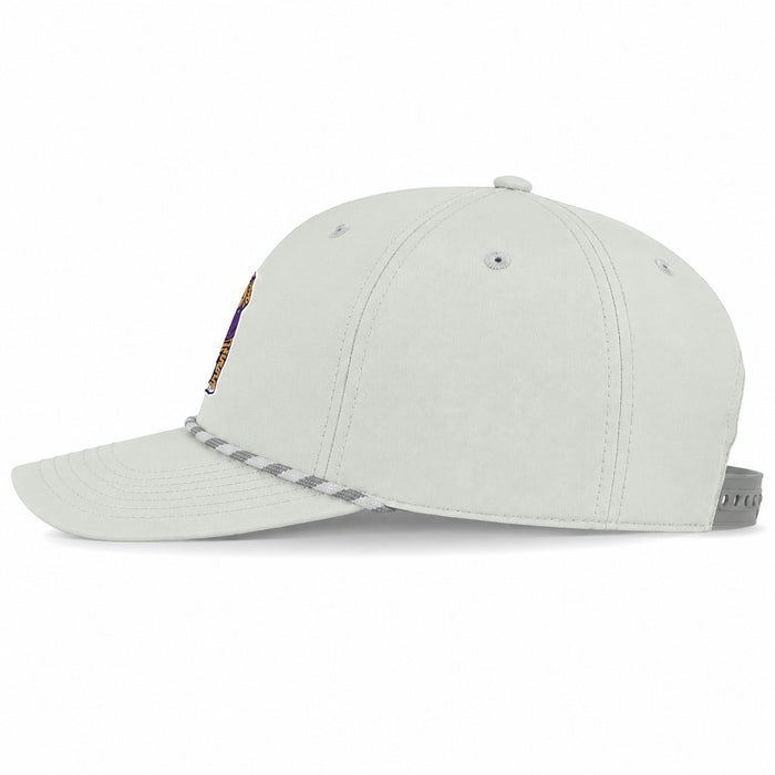 LSU Tigers Ahead Birdie Mike Alto Structured AeroSphere Performance 5-Panel Rope Hat - Stone