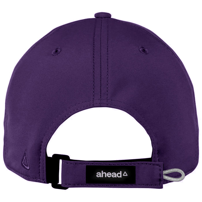 LSU Tigers Ahead Baseball Interlock Frio Lightweight Relaxed Performance Hat - Purple