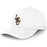 LSU Tigers Ahead Interlock Largo Relaxed Crown Adjustable Hat - White