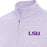 LSU Tigers Antigua Hunk Heather Performance 1/4 Zip Pullover - Lilac Heather