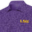 LSU Tigers Antigua Lush Palms Pattern Performance Polo - Purple