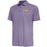 LSU Tigers Antigua Scheme Heather Stripe Performance Polo - Purple