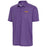 LSU Tigers Antigua Trellis Geometric Print Performance Polo - Purple