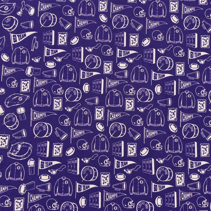 LSU Tigers Antigua University Print Performance Polo - Purple