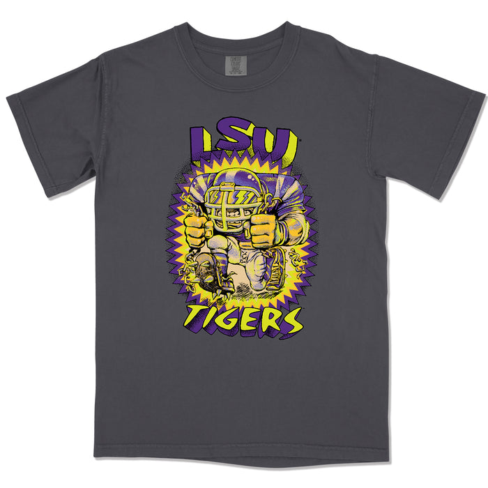LSU Tigers B-Unlimited Unleashed Garment Dyed T-Shirt - Graphite