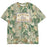 LSU Tigers B-Unlimited Vintage Postcard Heavyweight Oversized Boxy Camo T-Shirt - Vintage Wood