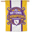 LSU Tigers Baseball National Champions Deluxe Vertical 28" x 40" Flag