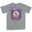 LSU Tigers Baseball Shield Round Vault Garment Dyed T-Shirt - Granite