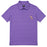 LSU Tigers Bayou Birdie Interlock 2 Stripe Performance Polo - Purple / Lavender