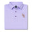 LSU Tigers Bayou Birdie Interlock Gingham Pattern Performance Polo - Lavender