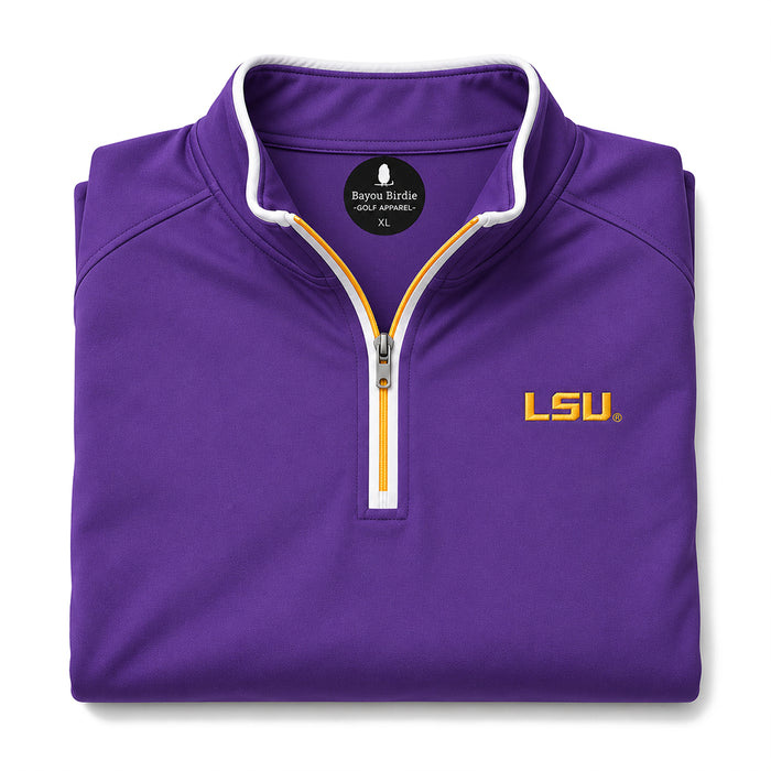 LSU Tigers Bayou Birdie Performance 1/4 Zip Pullover - Purple