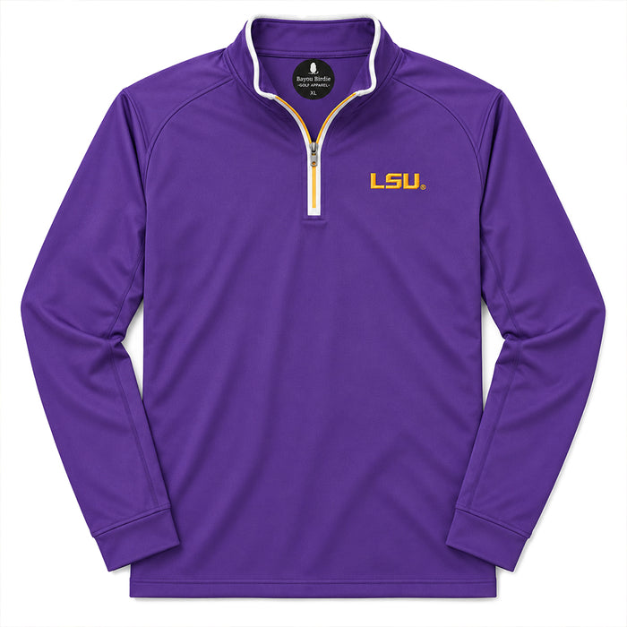 LSU Tigers Bayou Birdie Performance 1/4 Zip Pullover - Purple