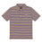 LSU Tigers Bayou Birdie Tiger Head 3 Stripe Performance Youth Polo - Purple / Gold / Grey