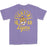 LSU Tigers Beanie Mike Mascot Overlay Garment Dyed T-Shirt - Violet
