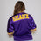 LSU Tigers Bomb Designs Beanie Mike Sequin Football Jersey - Purple