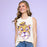 LSU Tigers Bomb Designs Beanie Sequin Tank Top - Butter